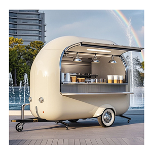 Camions de restauration, remorques alimentaires polyvalentes, cuisines bien équipées, configuration professionnelle pour barbecue, fritures, grillades et en-cas. - Product Image 2