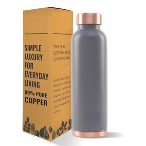 Meilleur prix bouteille d'eau en cuivre bicolore taille standard durable et fiable avec couleur verdâtre pour l'eau bouillante - Product Image 6