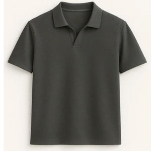 Polo de Manga Corta Formal de Alta Calidad, Jersey Sólido, Absorbe la Humedad, Logotipo Frontal ODM, para Hombre - Product Image 1