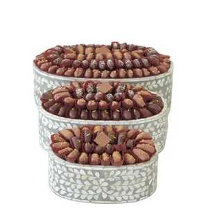 Handmade capiz vỏ bánh đứng với mẹ của Ngọc Trai <span class=keywords><strong>Inlay</strong></span> nhà máy bán buôn phục vụ Khay cho ramadan EID trang trí nội thất - Product Image 2