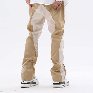 กางเกงยีนส์ขาบานสำหรับผู้ชายกางเกงเดนิมแนวสตรีทคุณภาพสูง - Product Image 3