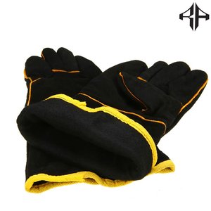 Haute Qualité Vache Split En Cuir Véritable Gants De Soudage Respirant Sécurité Travail En Plein Air Atlantique Couleur Personnalisée - Product Image 3