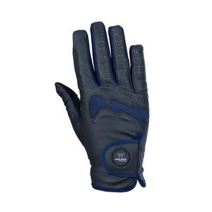 Guantes de equitación ecuestres profesionales Guantes de equitación personalizados Cuero sintético para hombres Guantes de equitación antidivisión. - Product Image 2