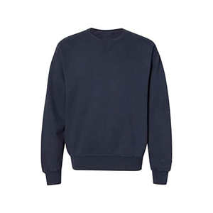 Sudadera con Capucha y Cuello Redondo con Logotipo Personalizado, Unisex, 100% Algodón, Gruesa, Talla Grande, Sudadera Bordada con Cuello Redondo, Sudadera Lisa para Hombre - Product Image 2