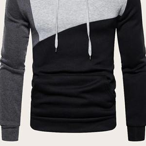 Sudaderas con capucha con impresión de logotipo personalizado de alta calidad para hombres Sudaderas con capucha de gran tamaño de colores sólidos para hombres Sudaderas con capucha transpirables y cómodas - Product Image 4