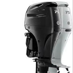 Motor Fuera de Borda Eléctrico Nuevo de Marca Superior, 75 HP, DF75ATL5, Eje de 20 Pulgadas, Power Trim & Tilt, Color Negro Nebular - Product Image 1