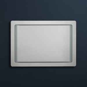 Miroir de salle de bain réversible 100x70 avec rétroéclairage LED - Product Image 1