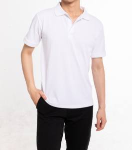 Vente en gros OEM ODM Polo de compression en polyester simple personnalisé Services de traitement de vêtements à prix compétitif au Vietnam - Product Image 2
