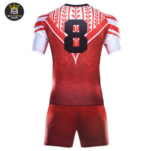 Uniforme de rugby cómodo superventas Uniforme de rugby de manga corta hecho de alta calidad Uniforme de rugby de gran oferta - Product Image 3