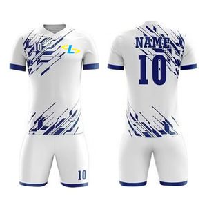 Nouveauté, ensembles d'uniformes de football pour hommes de qualité supérieure, design personnalisé, respirant, séchage rapide, short 100% polyester, service OEM disponible - Product Image 1
