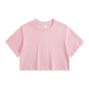 100% algodón de manga corta de alta calidad para niños, venta al por mayor, ropa informal suave sólida para niños y niñas, camisetas para bebés, camisetas de algodón - Product Image 4