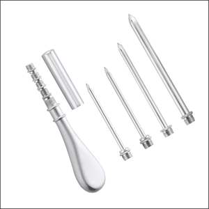 Juego de 4 trocares |   Kit de Trócares Quirúrgicos de Acero Inoxidable para Procedimientos Veterinarios y Médicos |   Instrumentos de Precisión Duraderos - Product Image 4