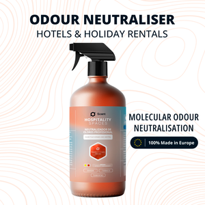 Hotel-Geruchsneutralisierer-Spray 1L – Standard für Gastgewerbebereiche: Gegen Schweiß-, Tabak- und Pfeifengerüche - Fertigprodukt - Product Image 1