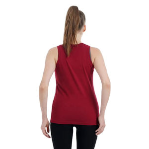 Hot Sale Factory Supplier Sleeveless Moisture Wicking Breathable Sports <b>Vest</b> Custom Polyester Cotton Blend Tank <b>Top</b> for <b>Women</b> - Product Image 4