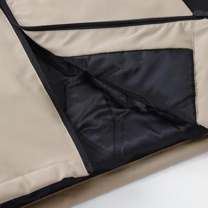 Chaqueta de Esquí Unisex Impermeable y Cortavientos de Invierno, Chaqueta Térmica de Poliéster con Cuello Alto y Cremallera, Protección contra la Nieve y la Lluvia - Product Image 3