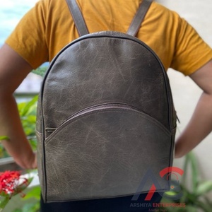 New Handmade Genuine Cowhide Leather Backpack <b>for</b> <b>Men</b> & Women Travel <b>Bag</b> 100% Pure Full Grain Leather Vintage Backpack - Product Image 1