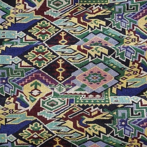 Sacs fourre-tout jacquard multicolores personnalisés Tissu tricoté en chaîne fabriqué en Inde pour ordinateur portable et shopping Teint en fil - Product Image 5