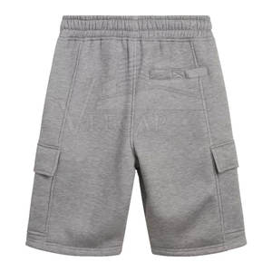 Pantalones Cortos Deportivos Personalizados para Hombre, de Algodón y Felpa, Diseño Sólido, Estampado Digital, Cintura Elástica Media, Casuales, Transpirables, Servicio OEM - Product Image 2