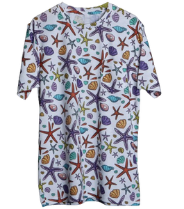 Camiseta de bolsillo para hombre de manga corta con cuello redondo 100% Ring Poly Spun Based Fabric impreso - Product Image 2