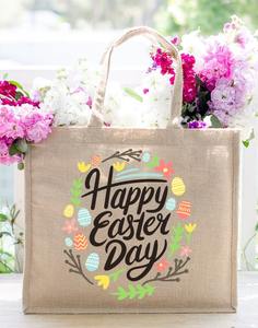 Sac à bouteille en toile de coton avec logo personnalisé |   Sac fourre-tout en tissu recyclable pour le shopping |   Sac réutilisable écologique imprimé à bas prix - Product Image 3