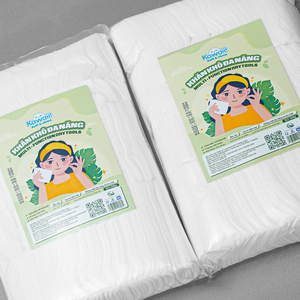 Lingettes sèches Kawaii de haute qualité 300 feuilles ultra douces 180x130mm tissu non tissé soins personnels écologiques du Vietnam - Product Image 6