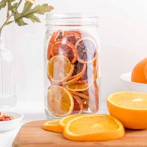 Tranche d'orange rouge lyophilisée au prix le plus bas en vrac sans sucre tranches de mandarine lyophilisées - Product Image 2