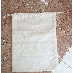 2025 personnalisé blanc coton bio cordon pochette écologique mousseline fermeture éclair cadeau bijoux emballage sac - Product Image 5