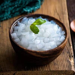 Vente en gros cubes de nata de coco au sirop sucré cube de gelée de noix de coco naturelle desserts sains - Product Image 6