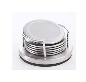 Unique Design Handmade Customized Classic Stainless Steel <b>Coaster</b> <b>Silver</b> Finished Home Wedding Table Decoration Wholesale Price - Product Image 6