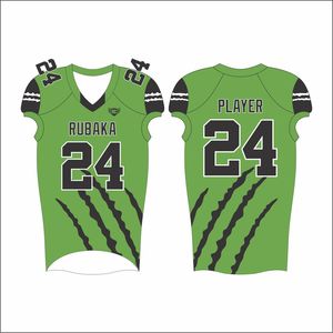 Novedad de 2025, camisetas de fútbol americano hechas a medida con nombre de jugador de sarga de aparejos y numeración, uniforme de fútbol americano - Product Image 3