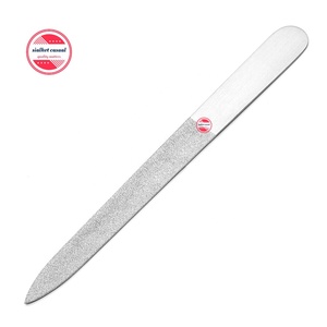 Lima de uñas de diamante de doble cara, cómoda, colorida, de Metal, de acero inoxidable - Product Image 2