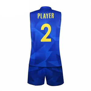 2025 diseño personalizado bádminton sublimación voleibol uniforme hombres al aire libre adultos OEM diseños voleibol uniforme - Product Image 2