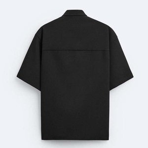 Camisetas Polo informales ajustadas de alta calidad para hombre, camisetas de algodón de talla grande con cuello vuelto, camisetas polo transpirables con cremallera en blanco para hombre - Product Image 2