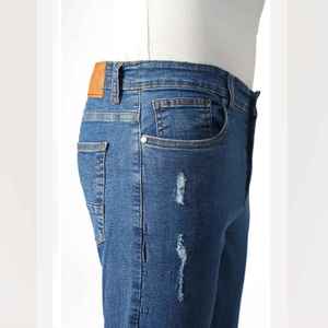 กางเกงยีนส์สำหรับผู้ชายกางเกงยีนส์คุณภาพสูงกางเกงยีนส์ทั่วไปสำหรับผู้ชายดีไซน์ใหม่ - Product Image 4