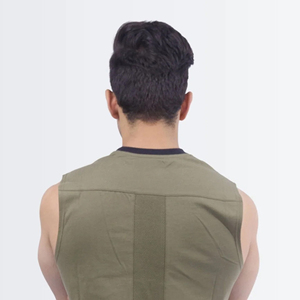 เสื้อกล้ามใส่ไปยิมสำหรับผู้ชายเสื้อกล้ามผ้าฝ้ายสแปนเด็กซ์สำหรับใส่เล่นกีฬาเพาะกายฟิตเนส - Product Image 5