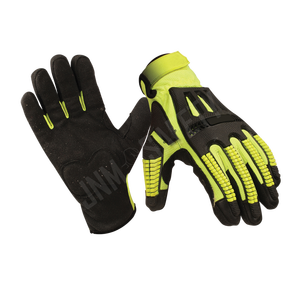 Amara Gants en cuir synthétique durables taille XL Gants de travail de sécurité industrielle renforcés d'origine pakistanaise - Product Image 1