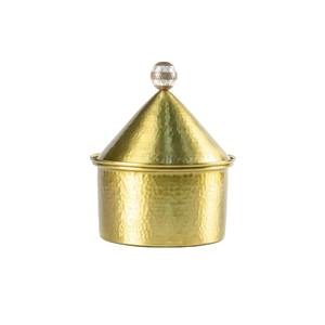 Casseroles en bois de luxe de style arabe faites à la main en gros bon marché Hotpot en métal fournitures rondes - Product Image 4