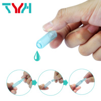 Flacon compte-gouttes rond en PP translucide couleur naturelle de 1,5 ml avec sérigraphie pour sérum et lotion de soin (AM15) personnalisable