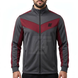 Veste d'entraînement athlétique pour homme à fermeture éclair intégrale, vêtement de sport moderne, veste de course légère, vêtements de performance pour l'extérieur - Product Image 3