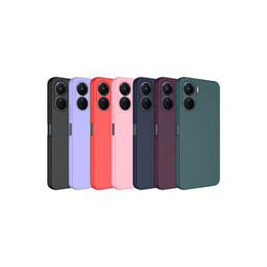 Étui de protection en silicone liquide premium ASMA Mara Edition pour Vivo Y16, bleu marine, styles Ins, coques arrière pour Promax 14 Plus - Product Image 3