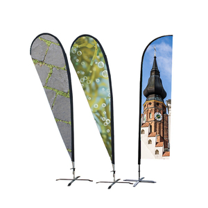 Bandera Pop-Up Personalizada de Instalación Instantánea Sin Herramientas, Bandera Impresa Personalizada para Publicidad y Promoción, Poliéster, 6 Colores - Product Image 1
