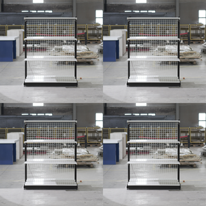 Étagères Commerciales Robustes Personnalisées Étagères en Métal Gondole pour Magasin & Supermarché Étagères d'Affichage - Product Image 1