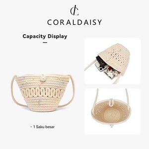 Eco Friendly Natural Woven Sling <b>Bag</b> Daily Elegant Adult Fashion <b>Women</b> <b>Bag</b> for Promotional Gifts Handmade by Indonesia - Product Image 4