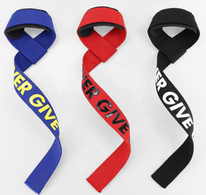 Correas de levantamiento de pesas SFI con relleno de neopreno muñequeras de levantamiento antideslizantes para levantamiento de pesas gimnasio hombres - Product Image 4