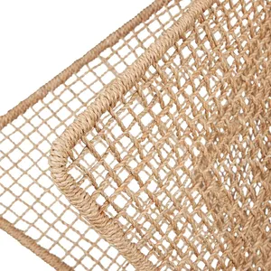 Gran oferta, diseño contemporáneo, colgante de Metal indio, marco de hierro, decoración colgante de yute para el hogar, hoteles y restaurantes - Product Image 4