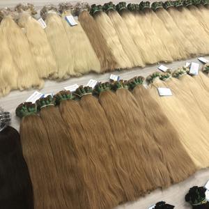 Vente chaude En Vrac Droite Extensions De Cheveux Humains Blonde Couleur Cendre Cuticule Aligné Vierge Cheveux Bruts Vietnamiens - Product Image 4