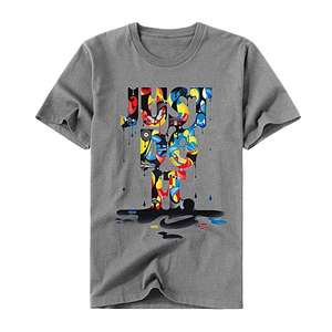 Camiseta para hombre y mujer de alta calidad, venta al por mayor, ropa personalizada para hombre, camiseta Unisex con estampado de Hip Hop GTR, camiseta informal diaria - Product Image 2