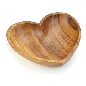 Cuencos de madera de trabajo de esmalte multicolor Última llegada Cuenco de madera de mango para servir alimentos para utensilios de cocina a granel - Product Image 5