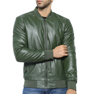 Chaqueta de motorista de calidad fina, compras en línea, fabricante al por mayor, chaqueta de cuero de moda de diseño profesional para hombre - Product Image 4
