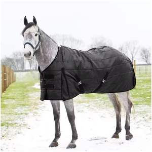 Cómoda alfombra de caballo de invierno duradera personalizada de poliéster de nailon sólido transpirable impermeable alfombra de poliéster de nailon sólido personalizada - Product Image 1